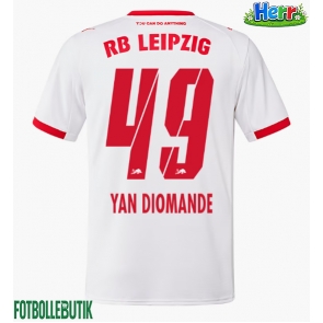 RB Leipzig Yan Diomande #49 Hemmatröja 2025-26 Kortärmad